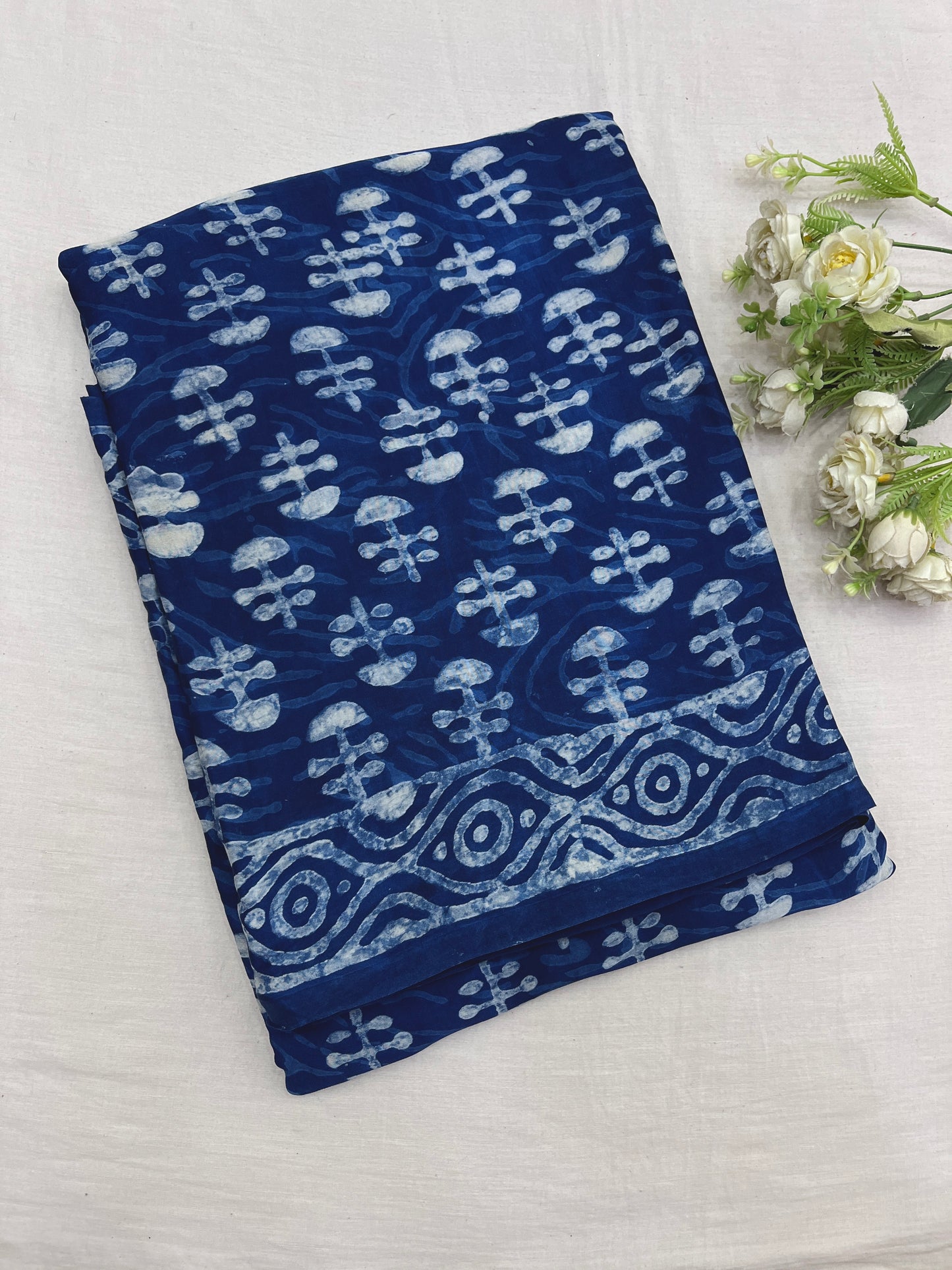 Indigo Modal Silk Saree 24