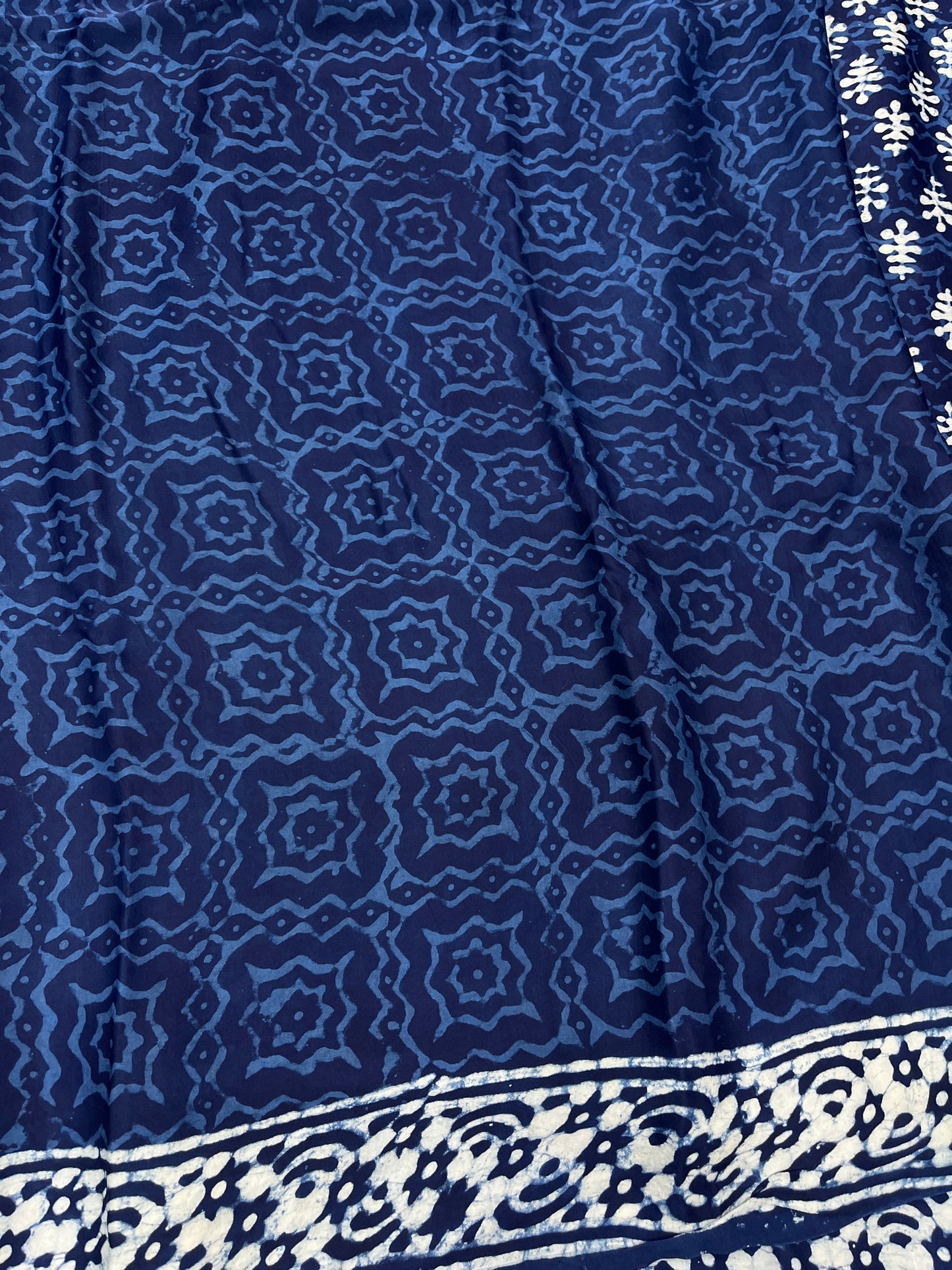 Indigo Modal Silk Saree 10