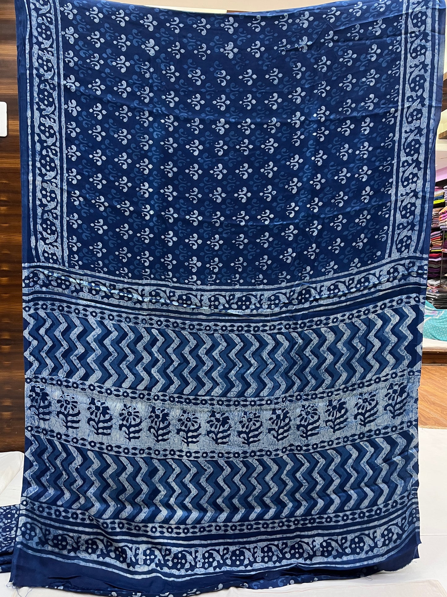 Indigo Modal Silk Saree 22