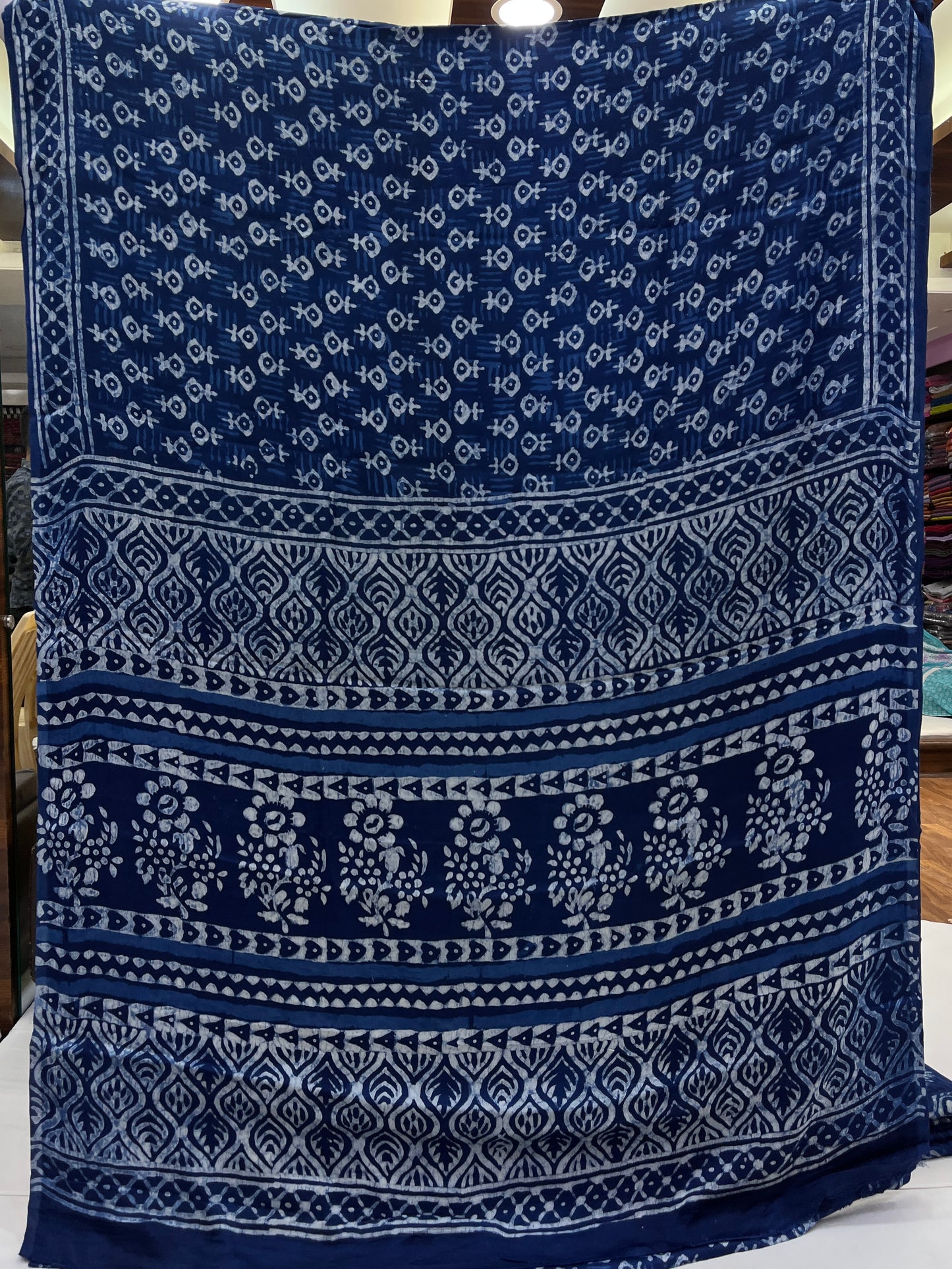 Indigo Modal Silk Saree 16
