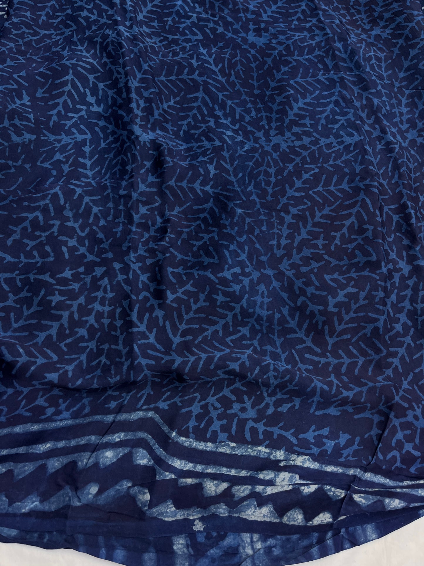 Indigo Modal Silk Saree 12