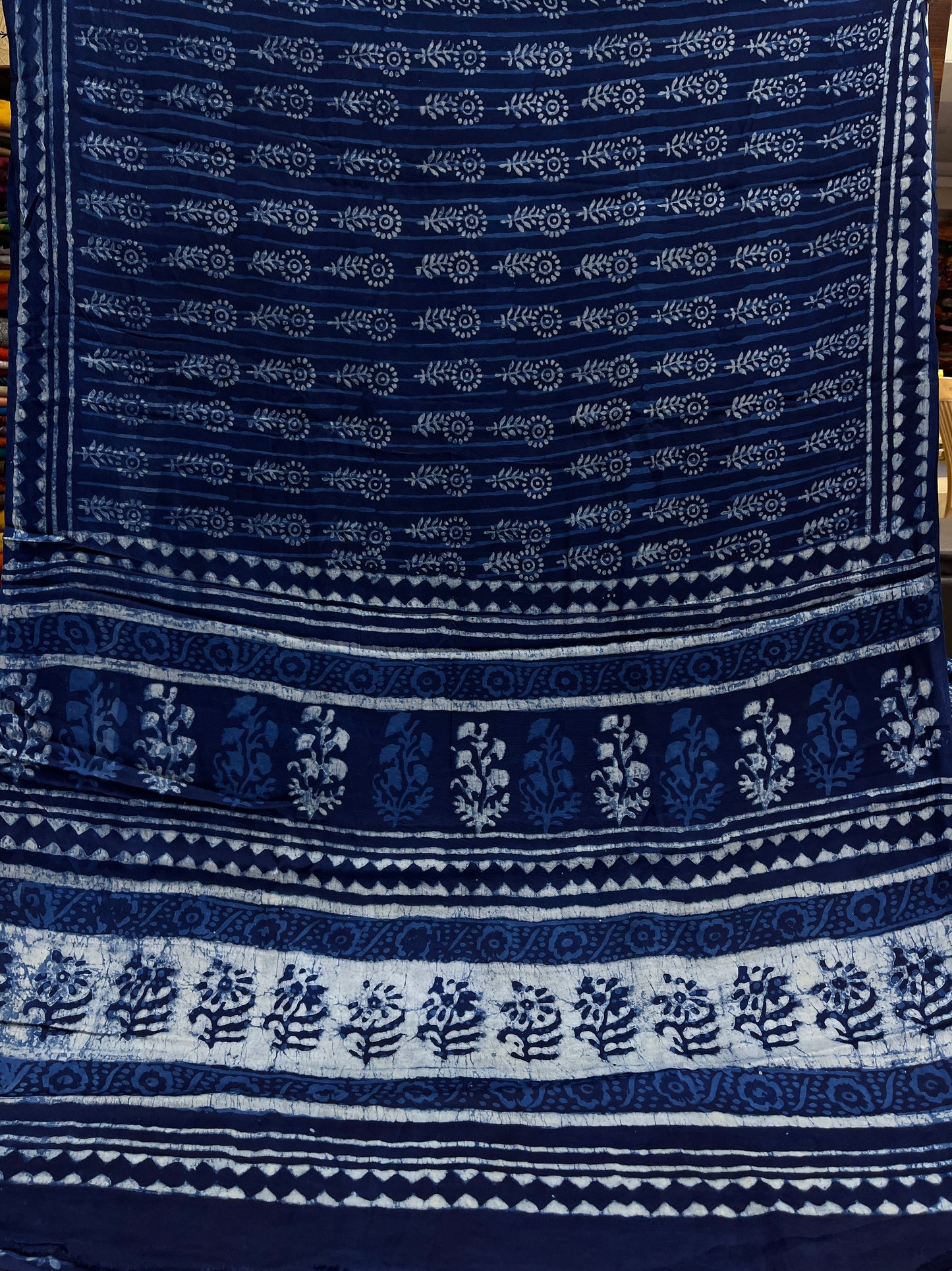 Indigo Modal Silk Saree 8