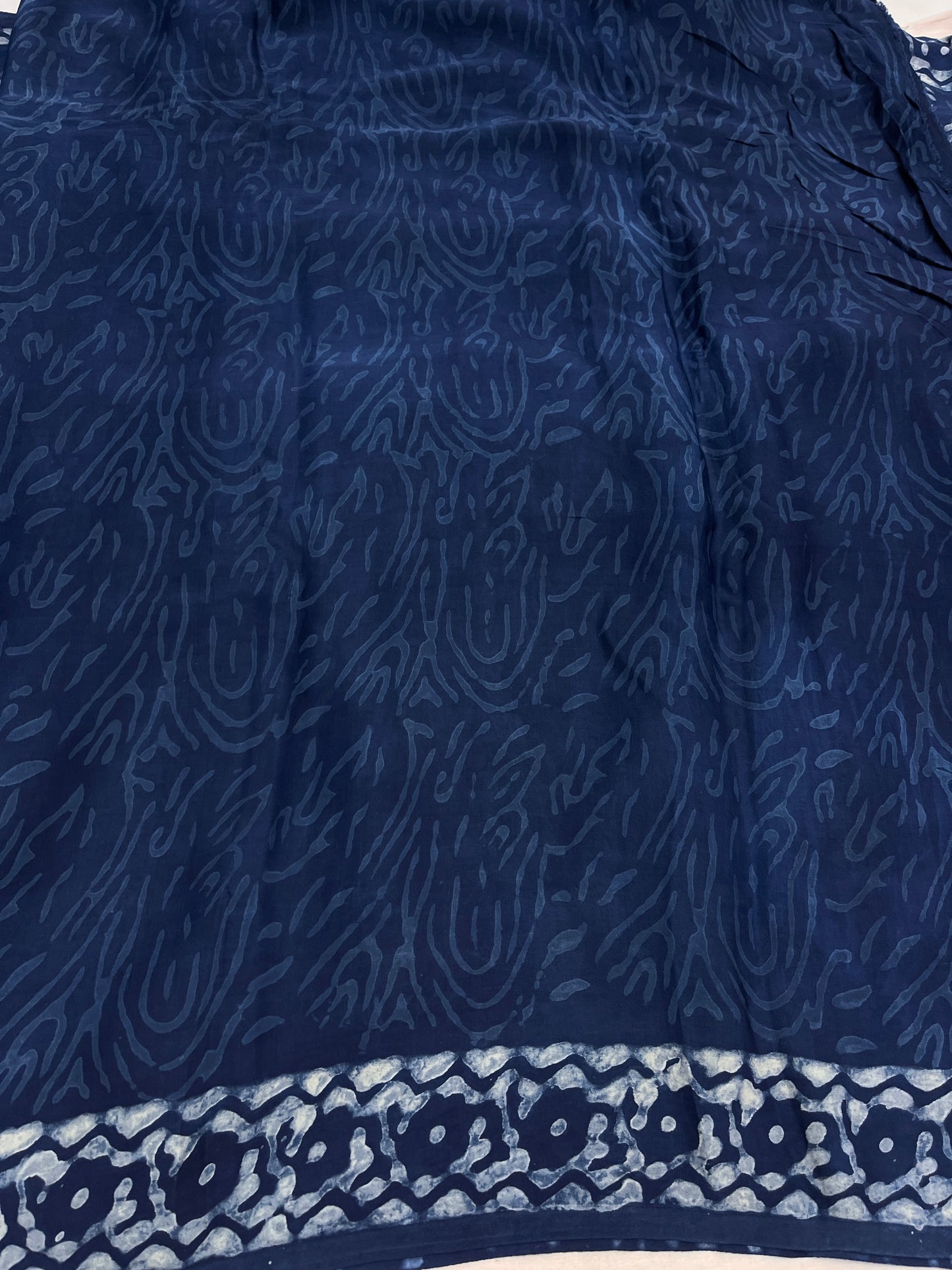 Indigo Modal Silk Saree 21