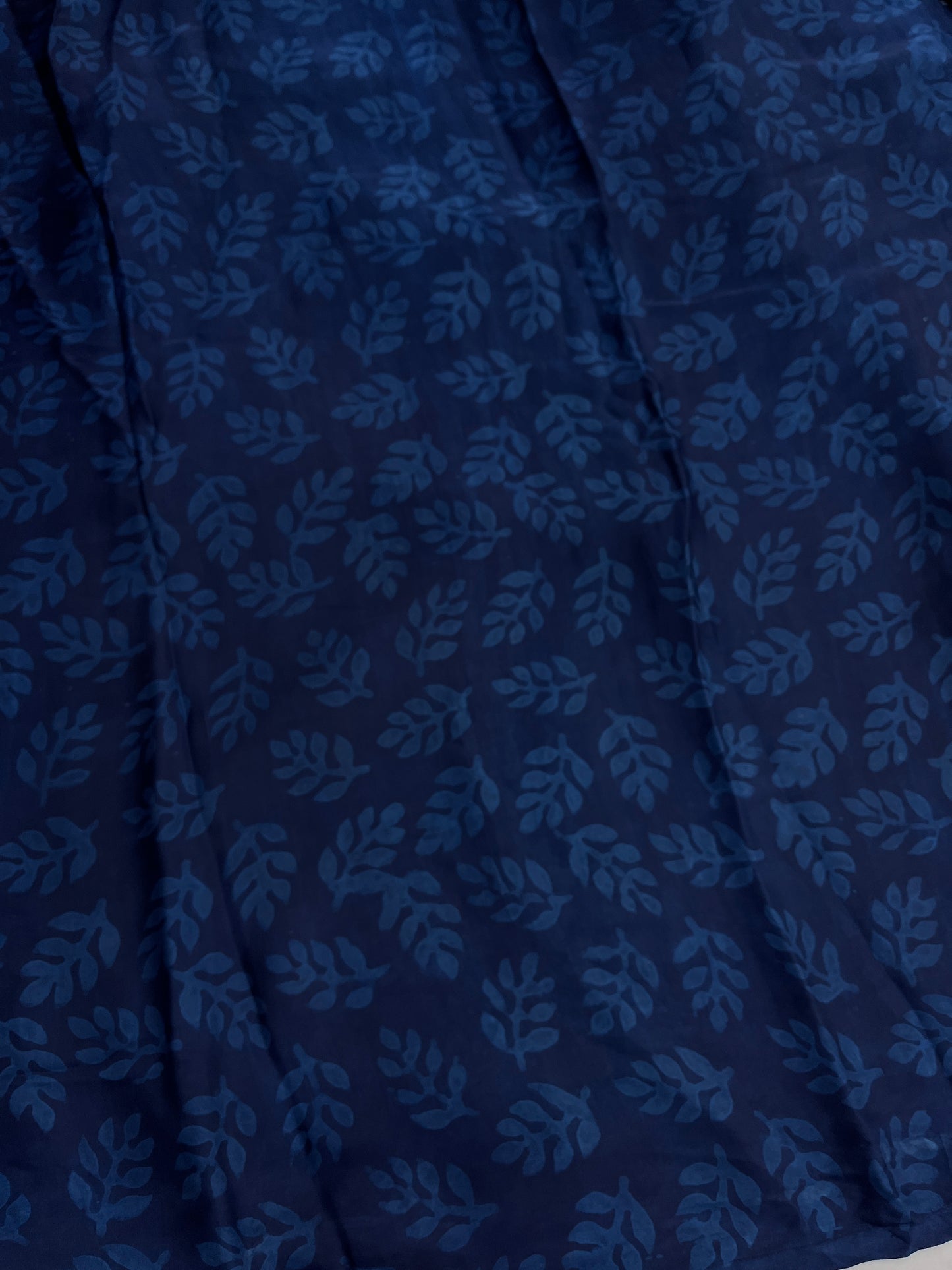 Indigo Modal Silk Saree 7