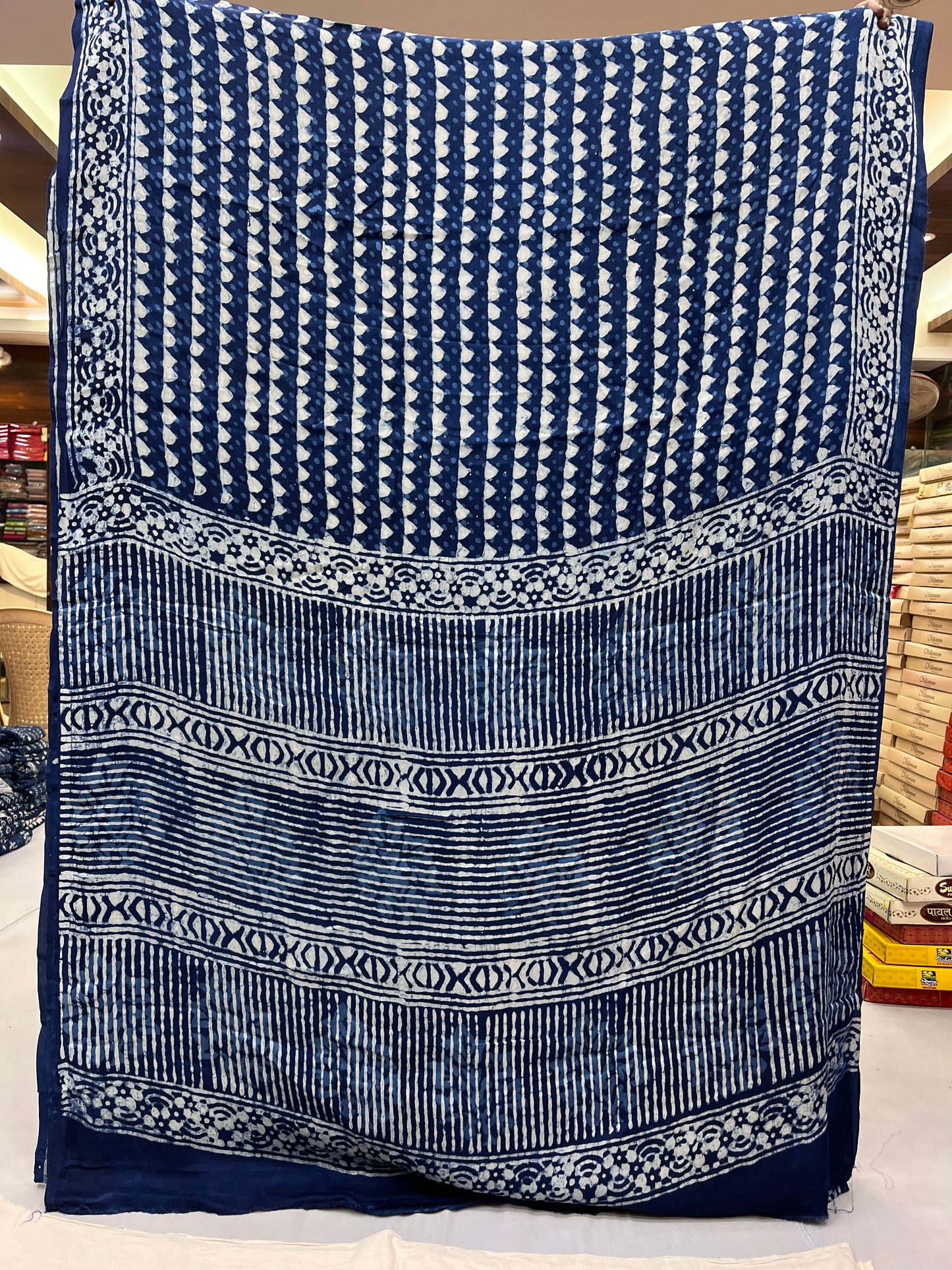 Indigo Modal Silk Saree 15