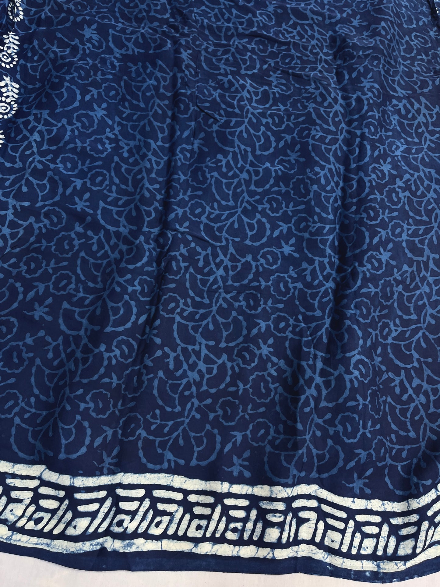 Indigo Modal Silk Saree 4