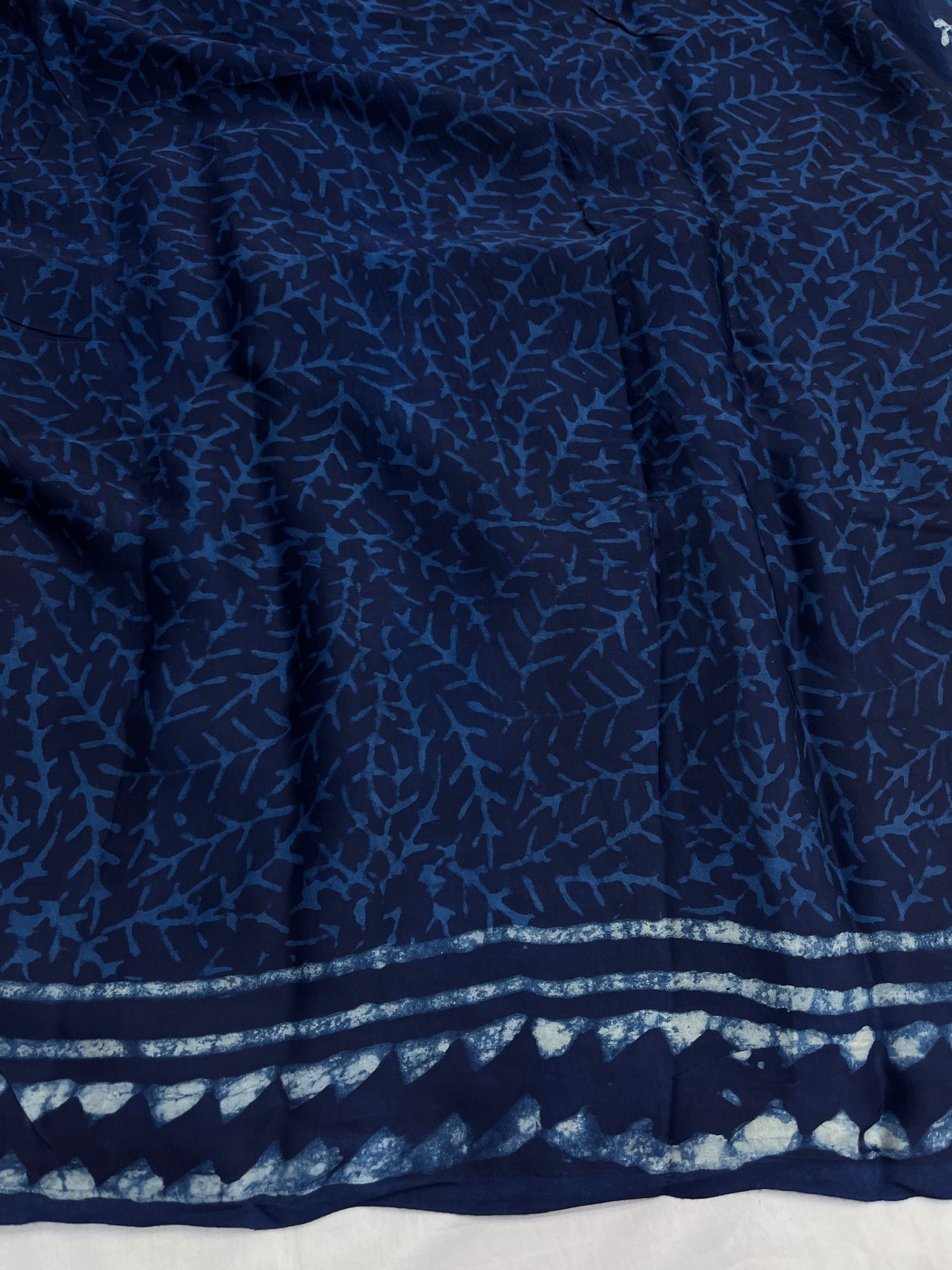 Indigo Modal Silk Saree 8