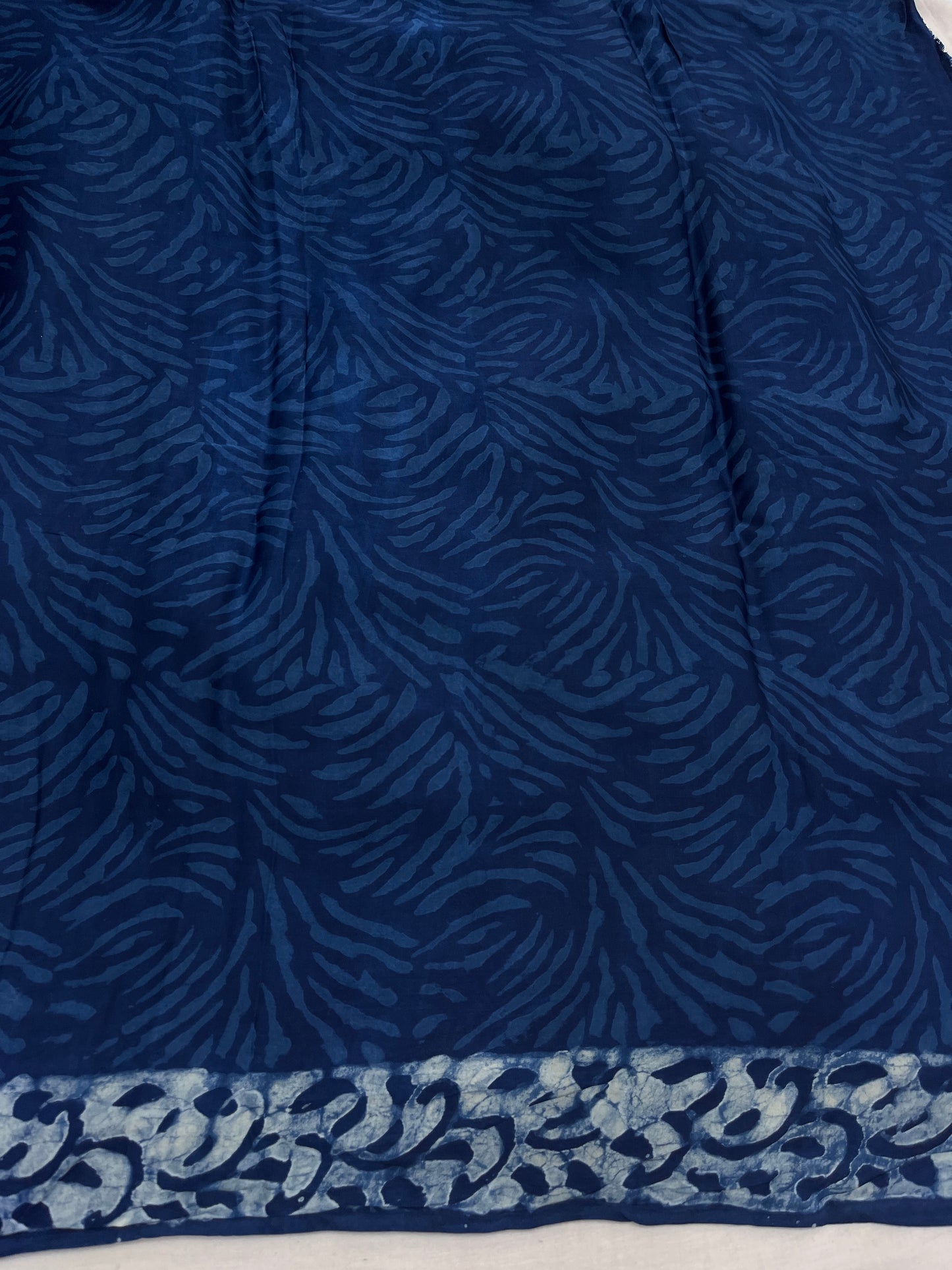 Indigo Modal Silk Saree 23