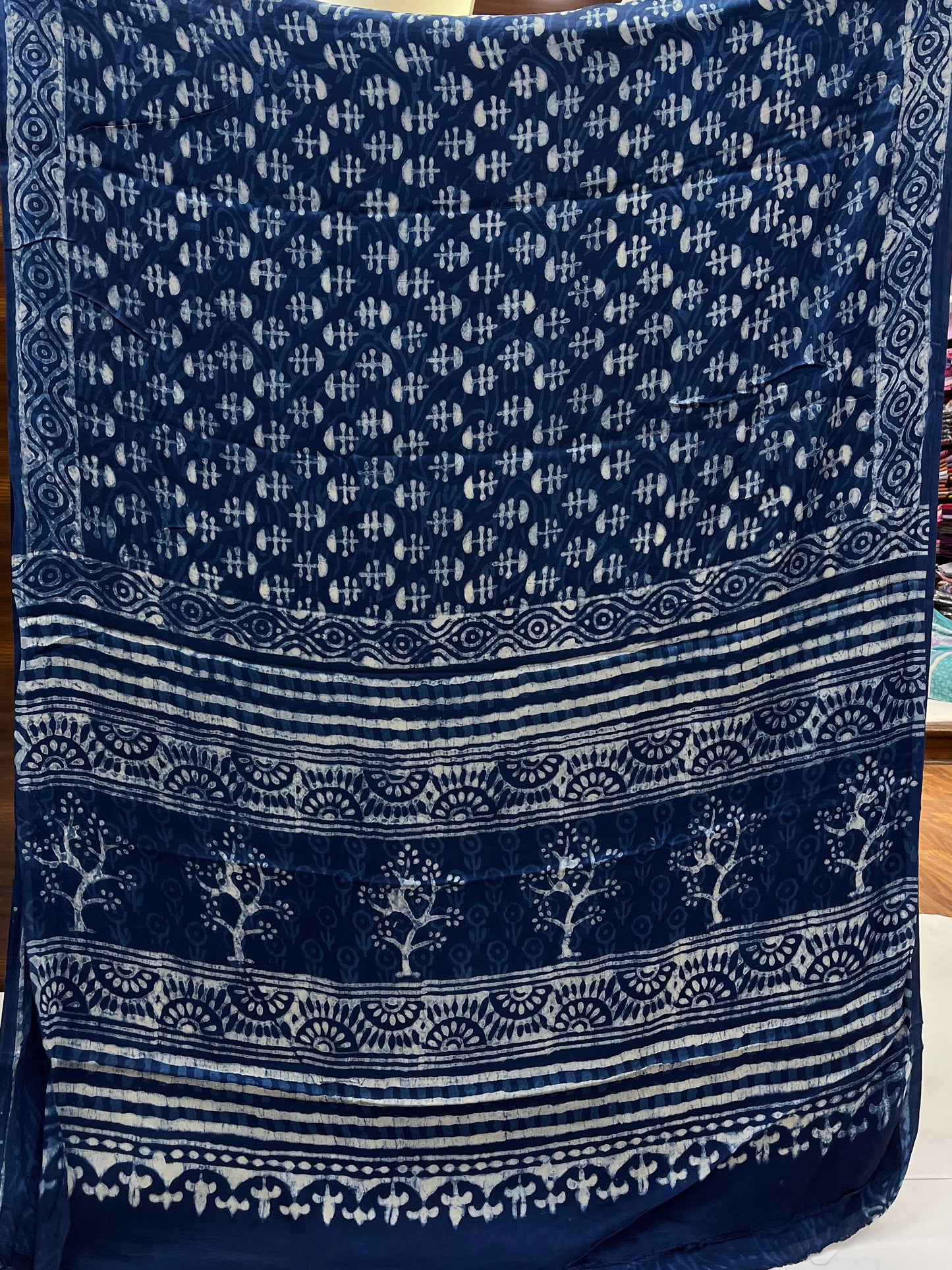 Indigo Modal Silk Saree 24