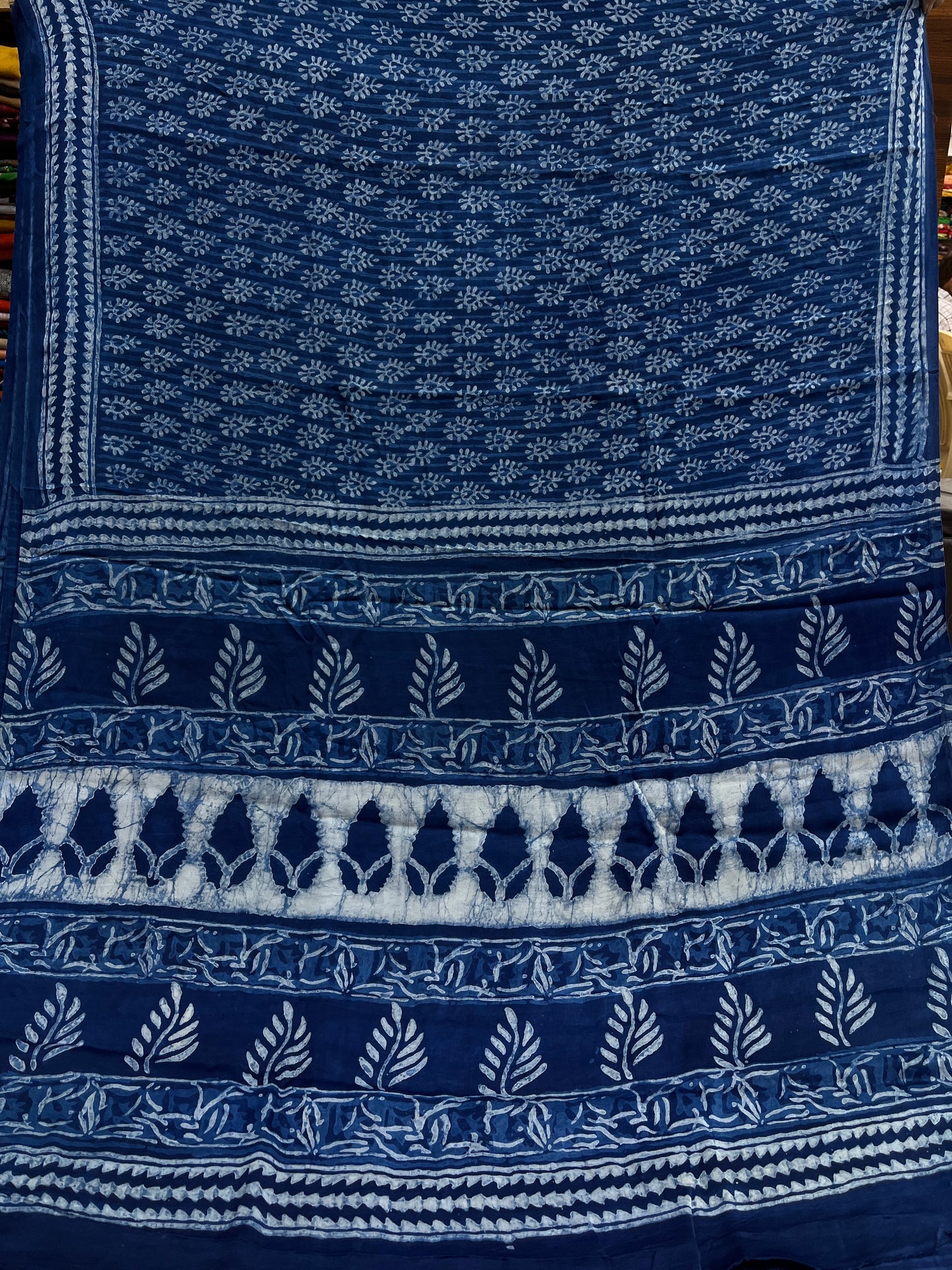 Indigo Modal Silk Saree 1