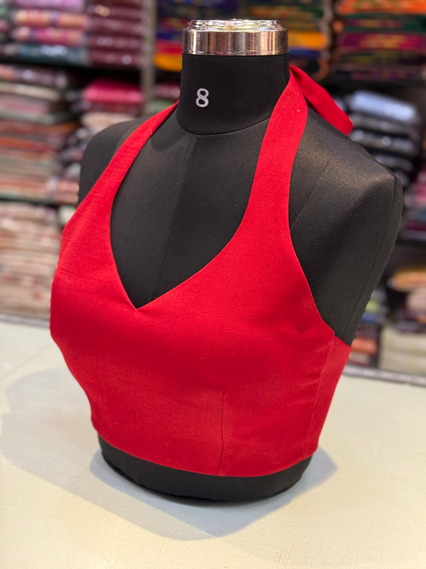 Rijuta Red Crop Top