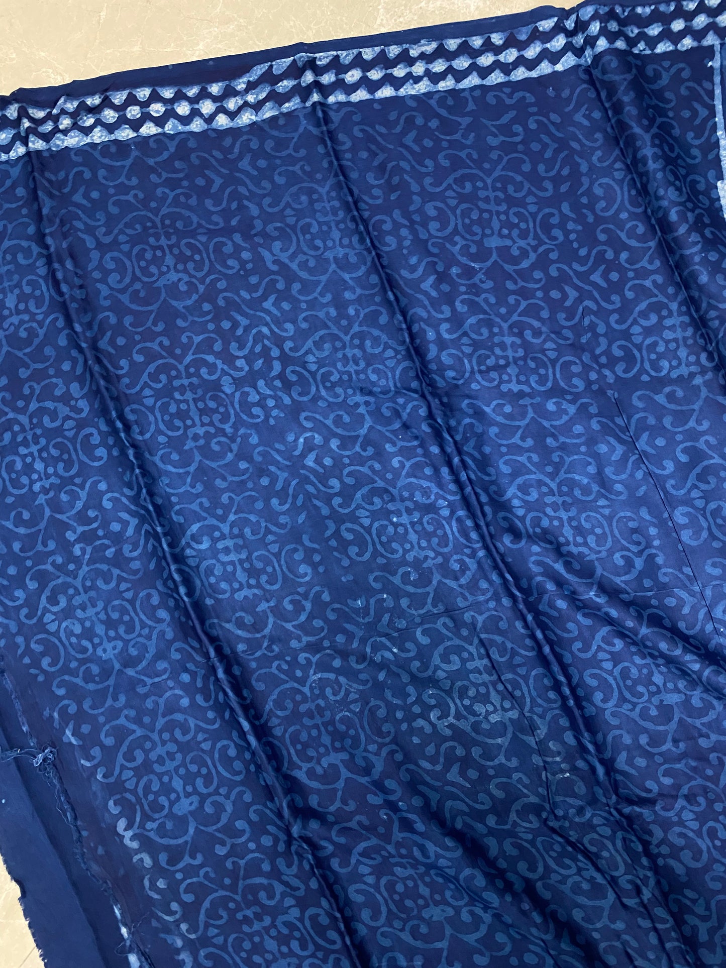 Indigo Modal Silk Saree 8