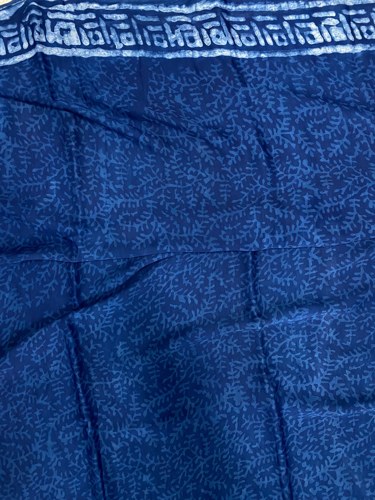 Indigo Modal Silk Saree 5