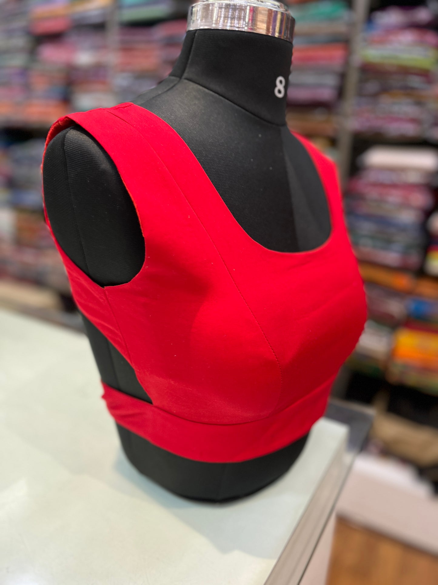 Red Radha Blouse