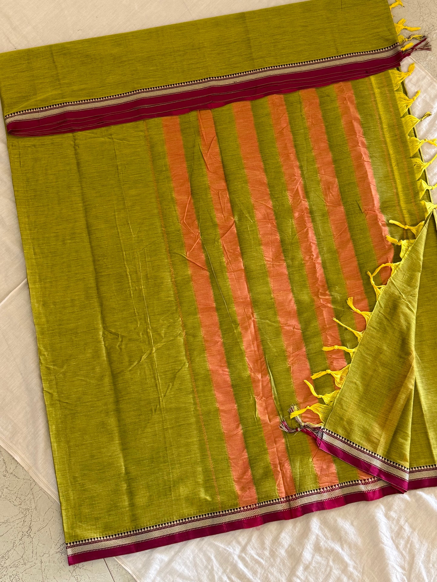 Vijaypura Aari Border Cotton Saree - 07