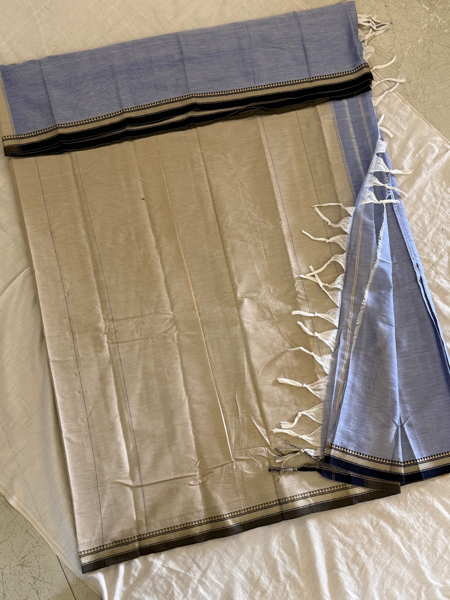 Vijaypura Aari Border Cotton Saree - 06