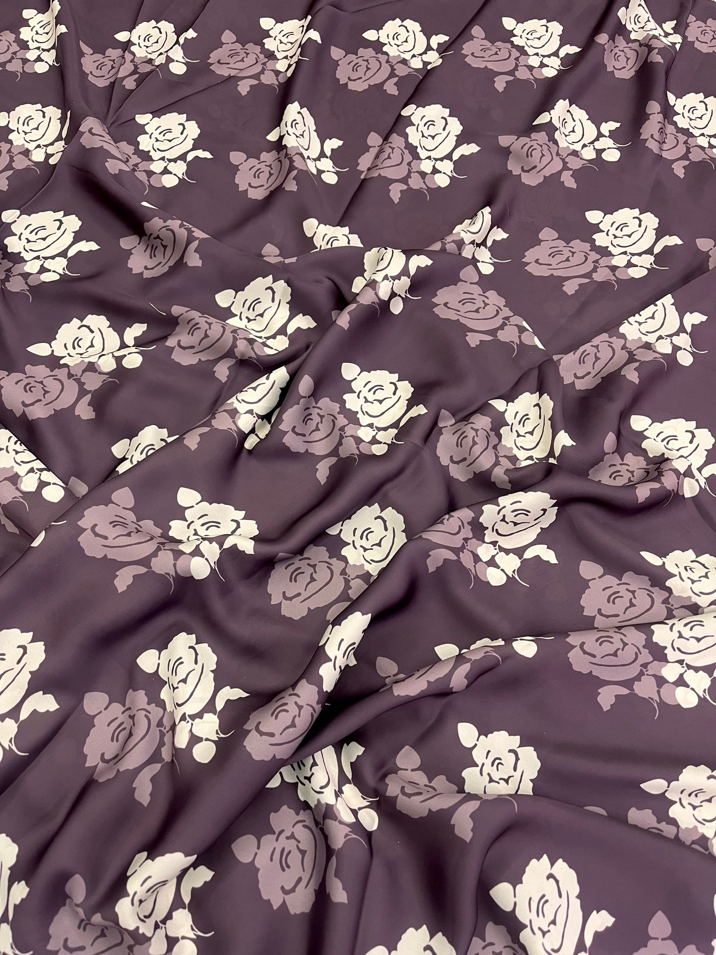 Muddy Flower Satin Saree
