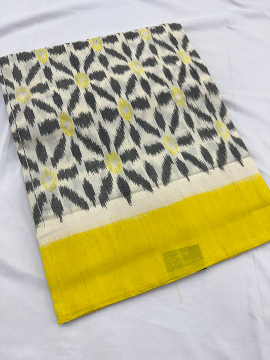 Handloom Single Ikkat Saree 02