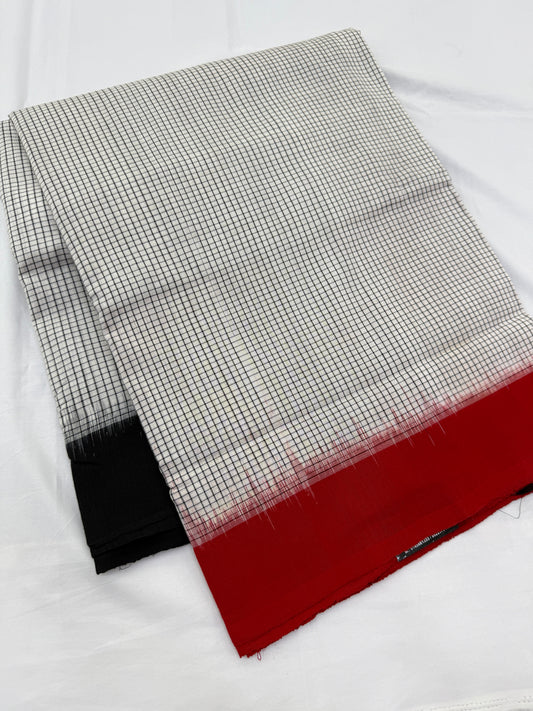 Handloom Single Ikkat Saree 10