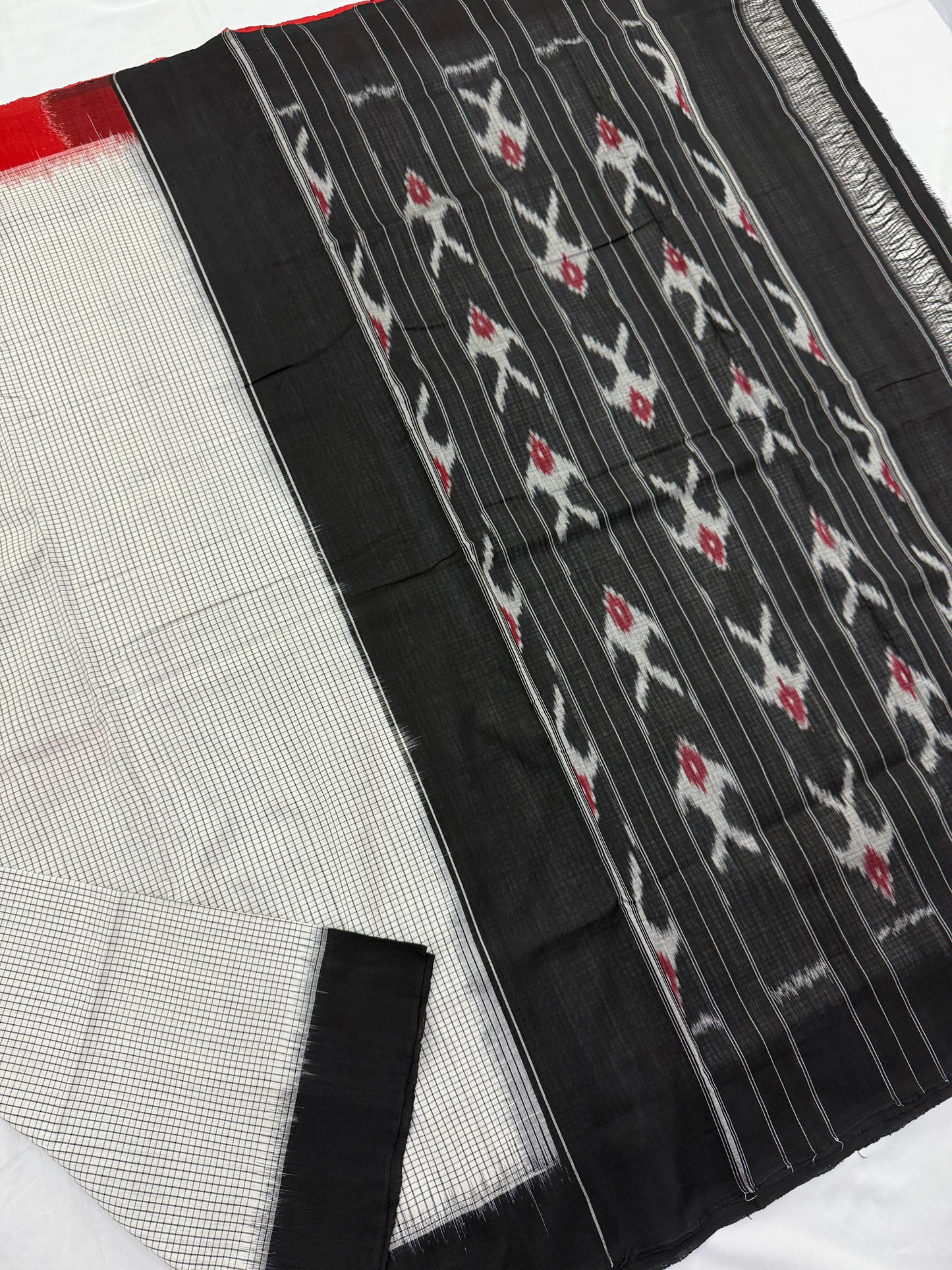 Handloom Single Ikkat Saree 10