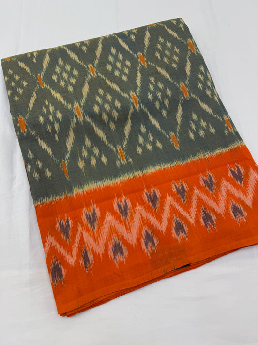 Handloom Single Ikkat Saree 07