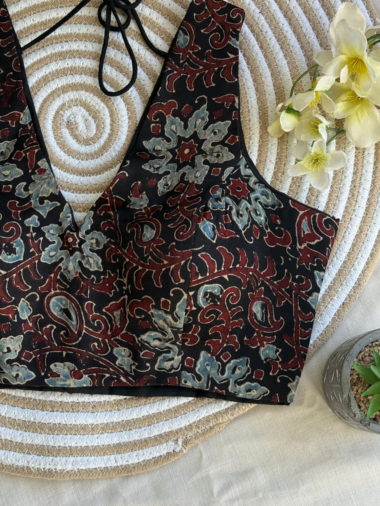 Palash Ajrakhg Modal Silk Blouse