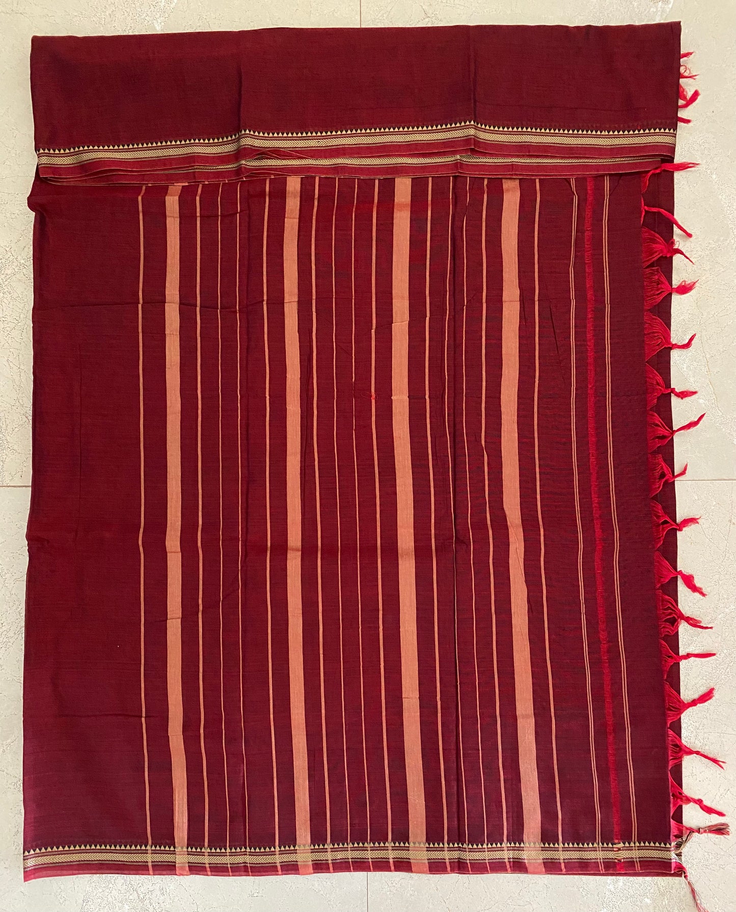 Vijaypura Aari Border Cotton Saree - 20