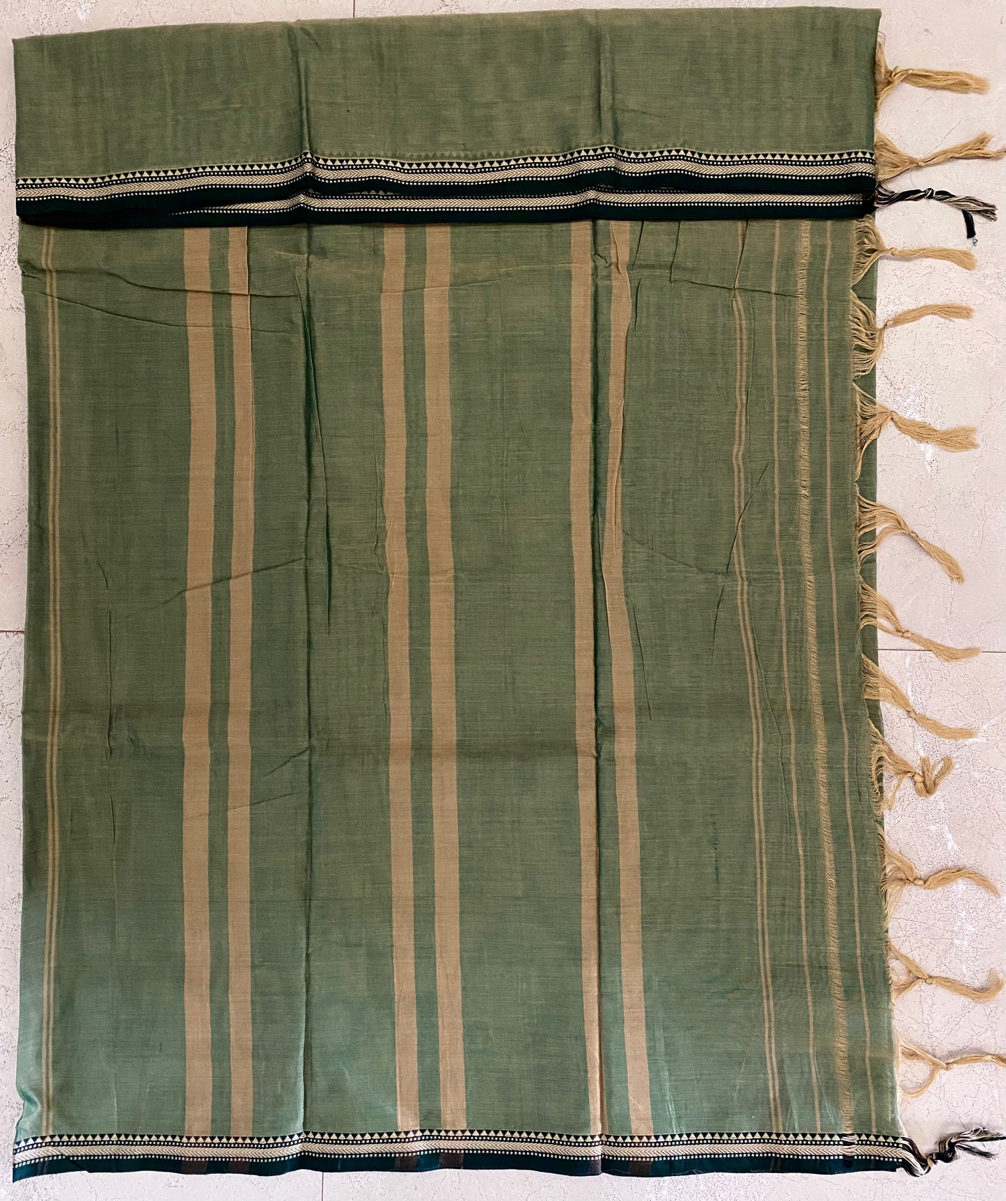 Vijaypura Aari Border Cotton Saree - 21