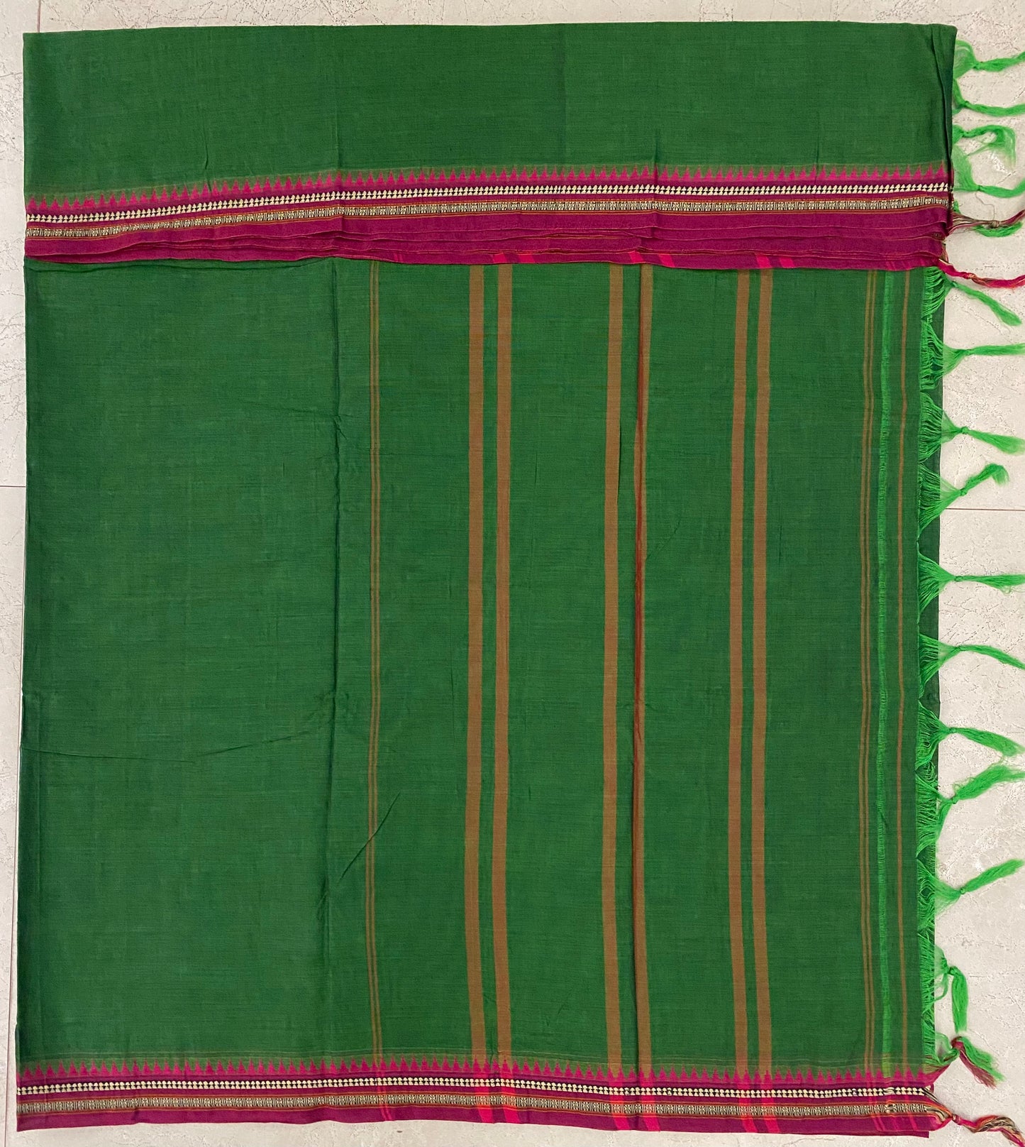Vijaypura Narayanpet Border Cotton Saree - 04