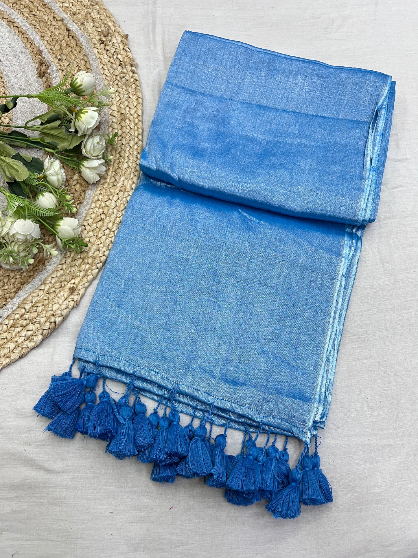 Reynolds Tissue Mulmul Saree