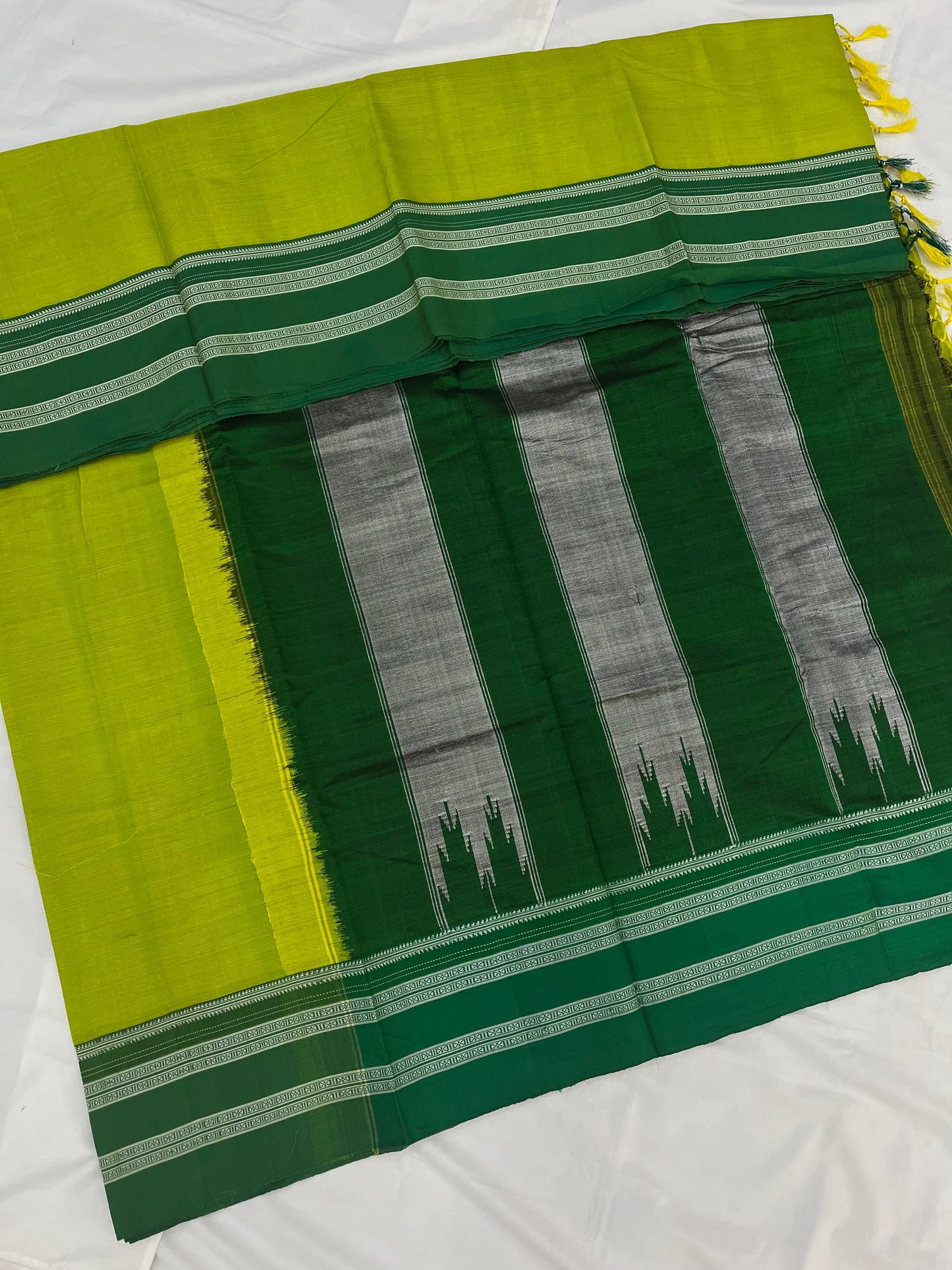 Sneha Green Viscose Ilkal Saree