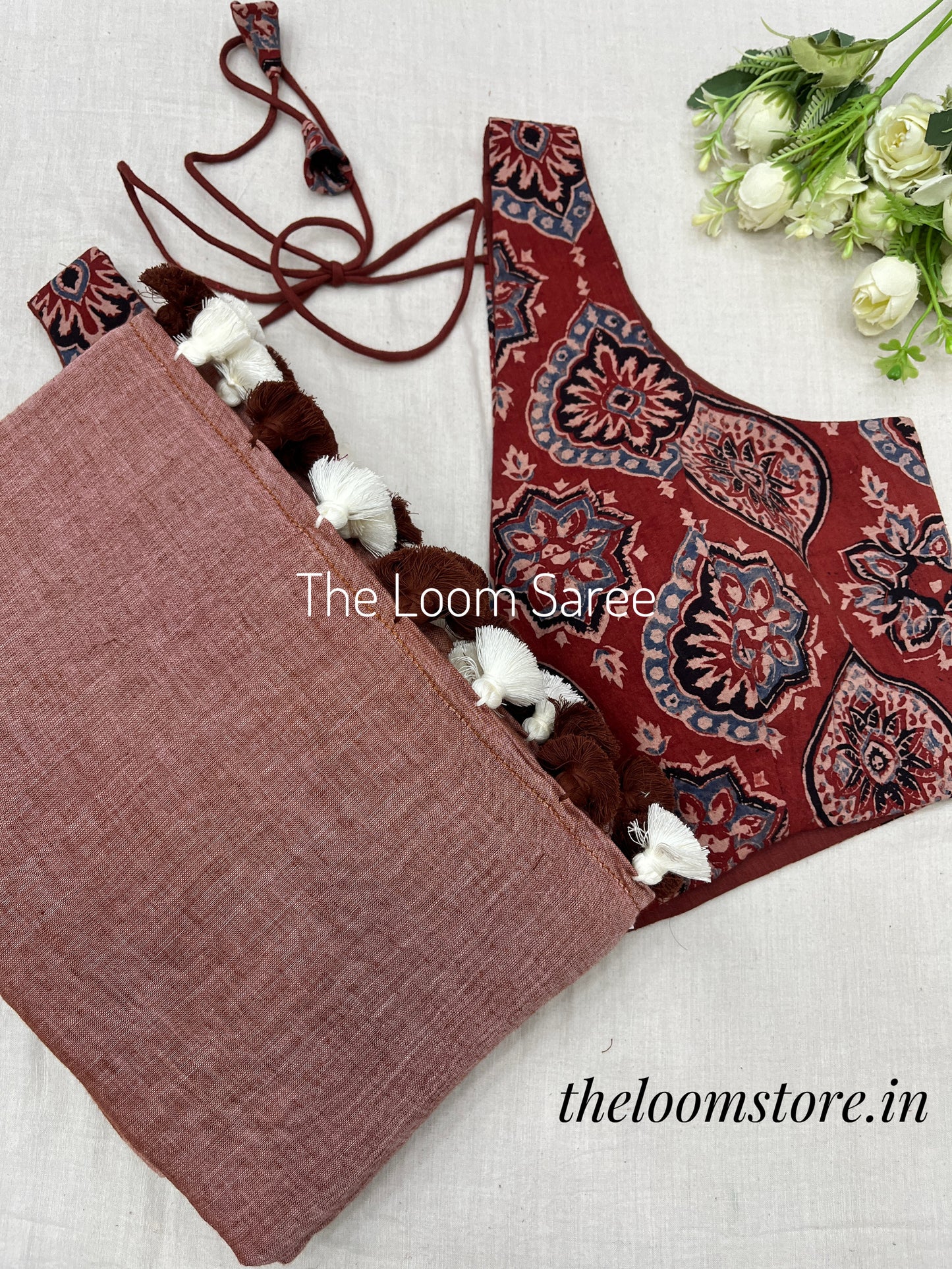 Flirty Cinnamon & Rustic Badam Ajrakh Combo Set