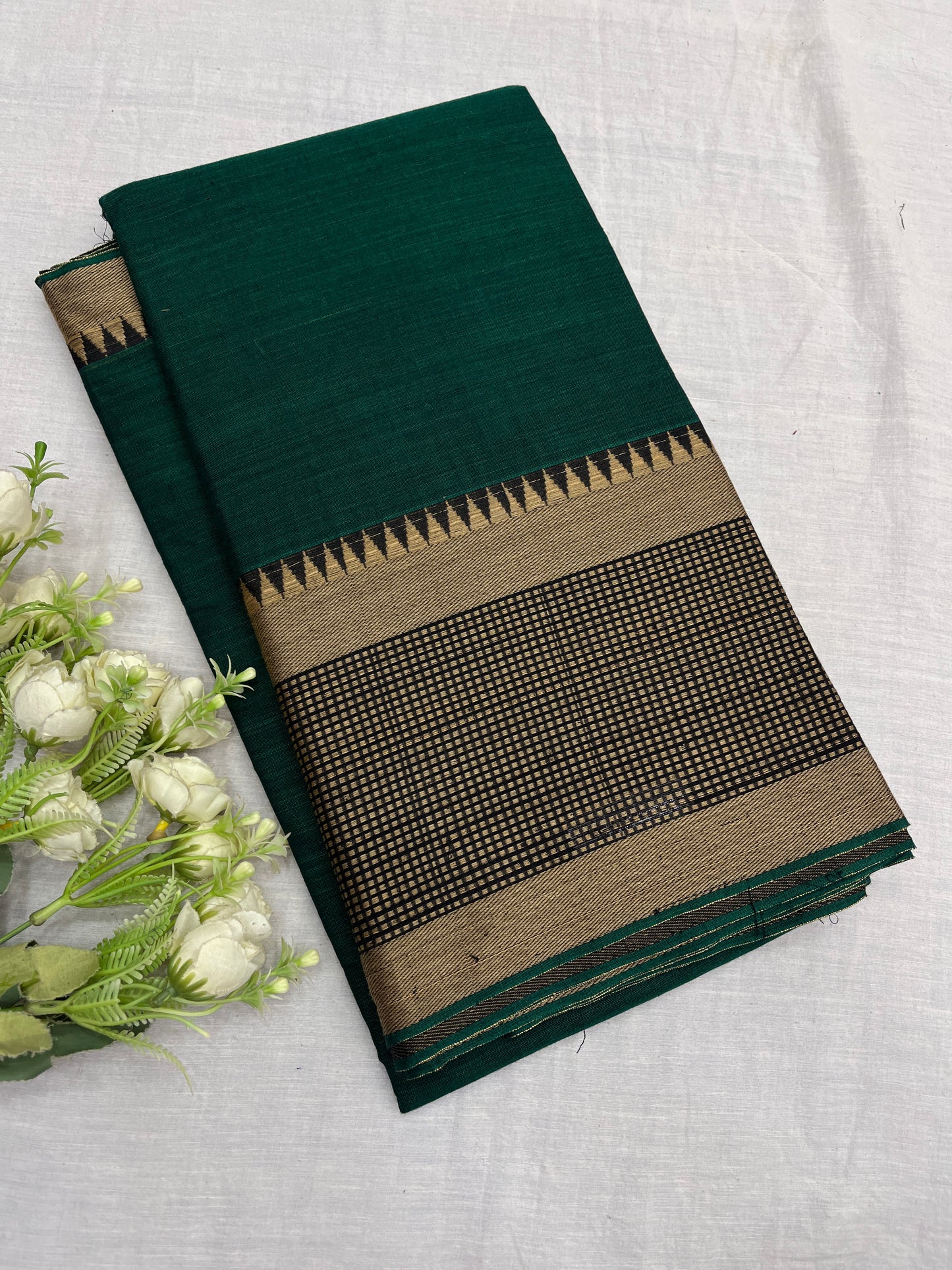 Narayanpet TC Border Cotton Saree 09