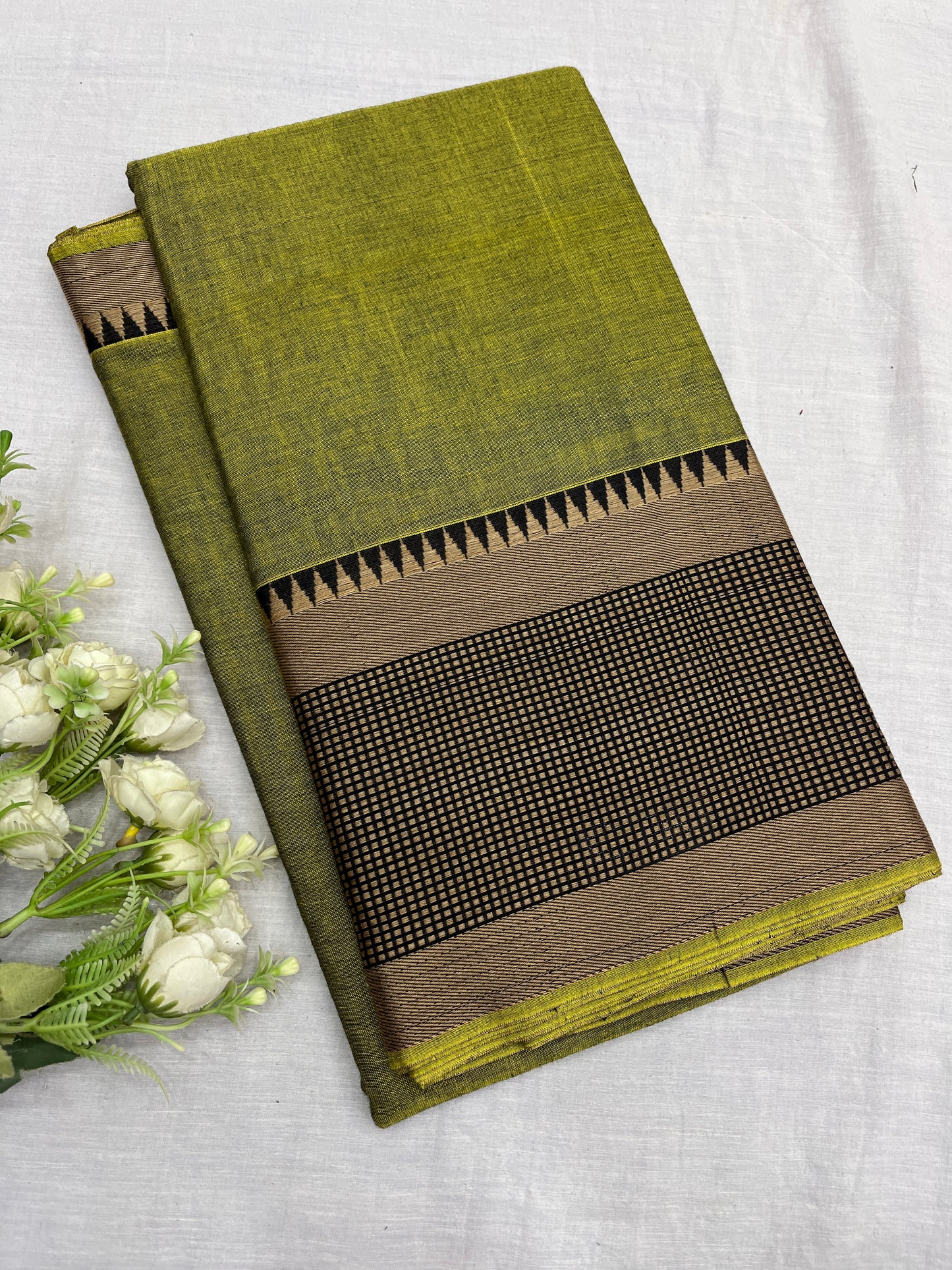 Narayanpet TC Border Cotton Saree 05