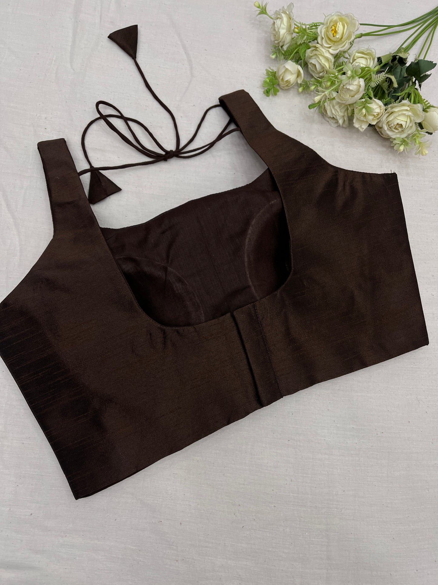 Coffee Bite Saree Blouse Co-Ord Set