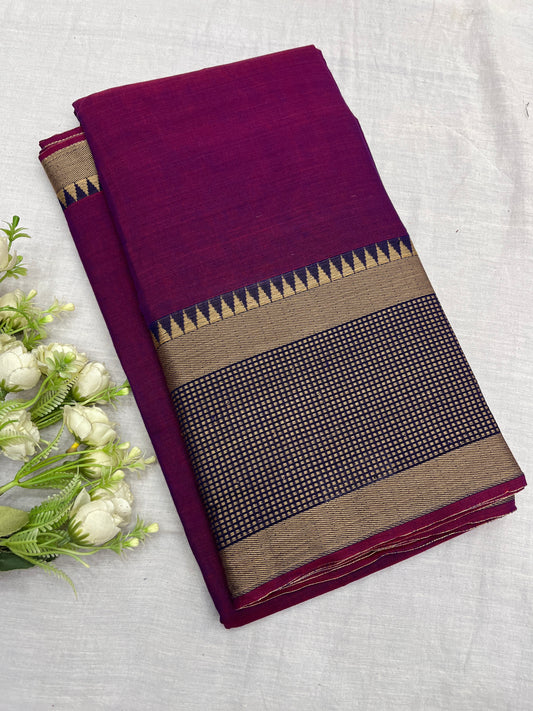 Narayanpet TC Border Cotton Saree 10