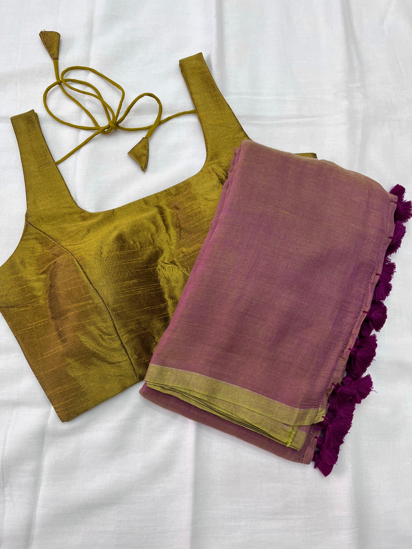 Saanjh Saree Blouse Combo Set