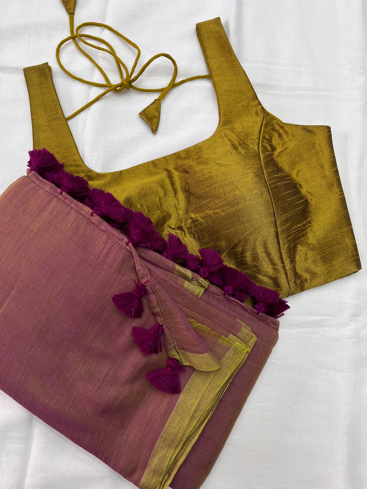 Saanjh Saree Blouse Combo Set