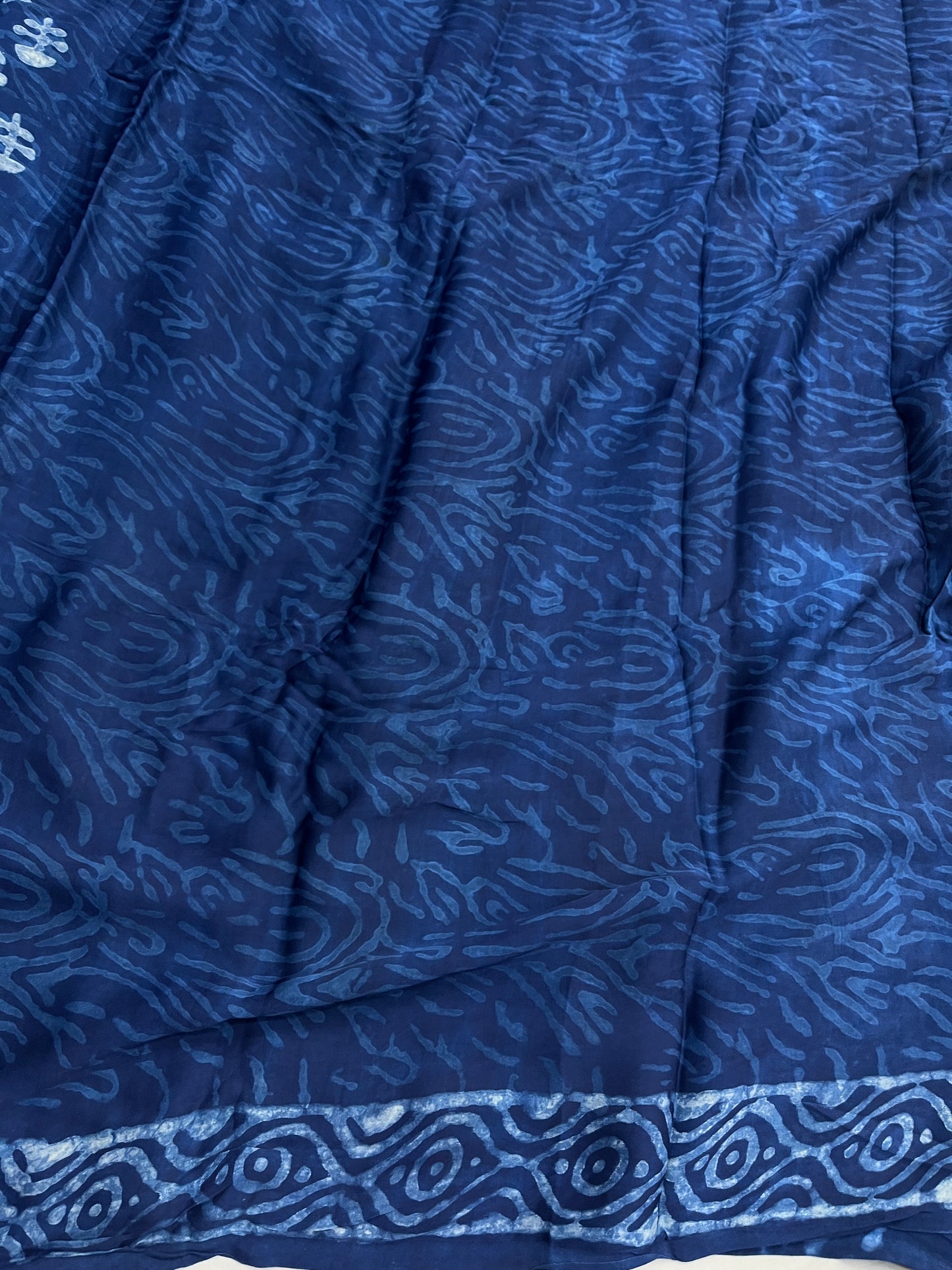 Indigo Modal Silk Saree 13