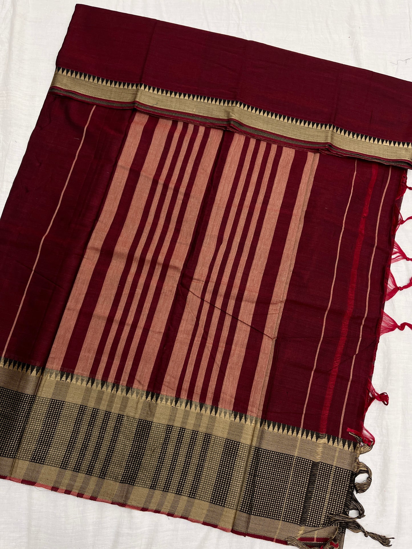 Narayanpet TC Border Cotton Saree 08