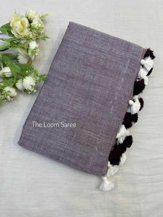 Oreo Shake Mulmul Saree