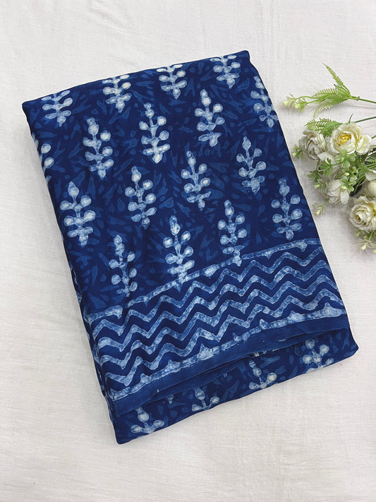 Indigo Modal Silk Saree 25