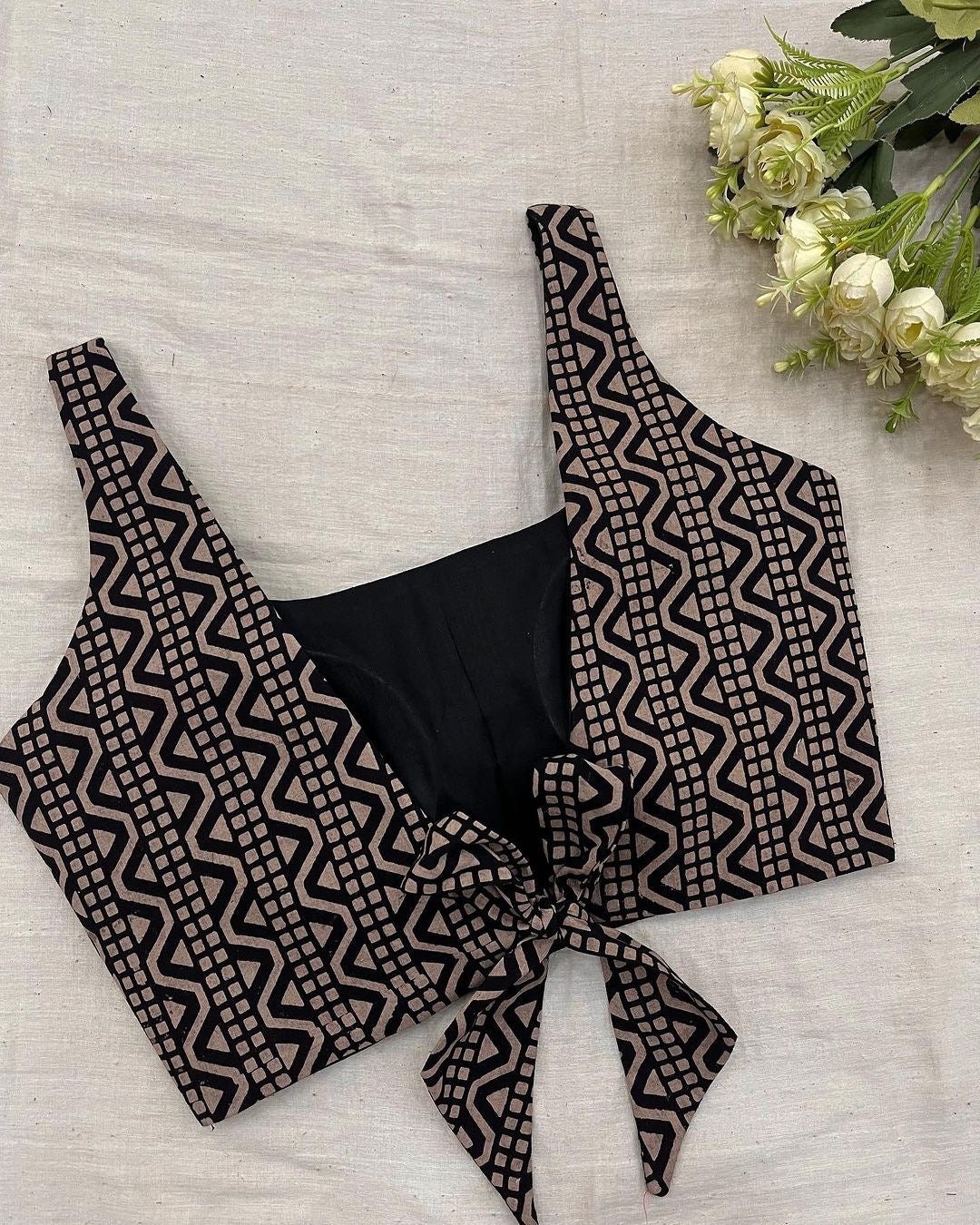 Waves Zig Zag Strap Blouse.