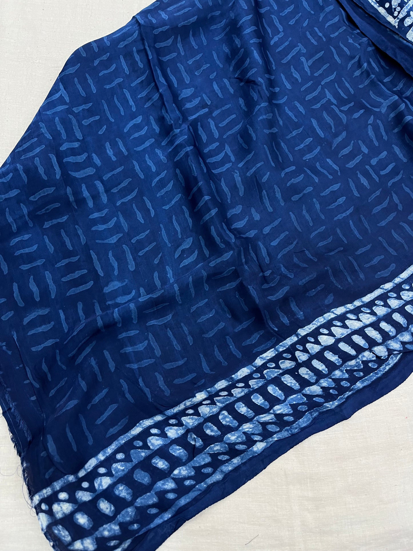 Indigo Modal Silk Saree 17