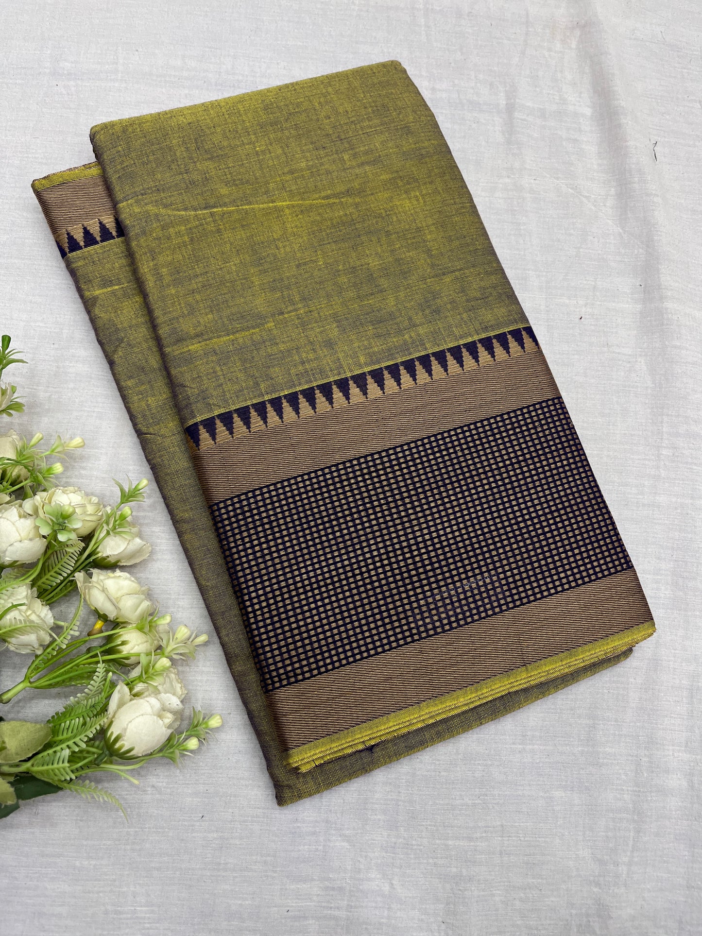 Narayanpet TC Border Cotton Saree 04