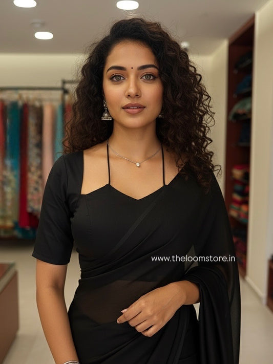 Blackie Sweetheart Back Tie Blouse