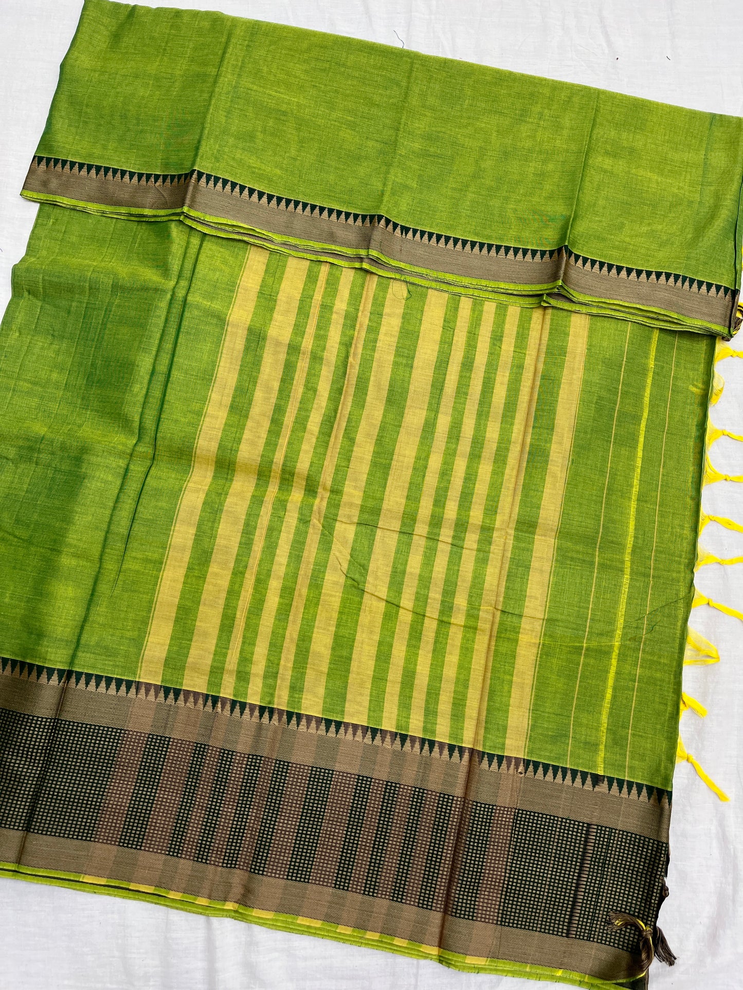 Narayanpet TC Border Cotton Saree 11