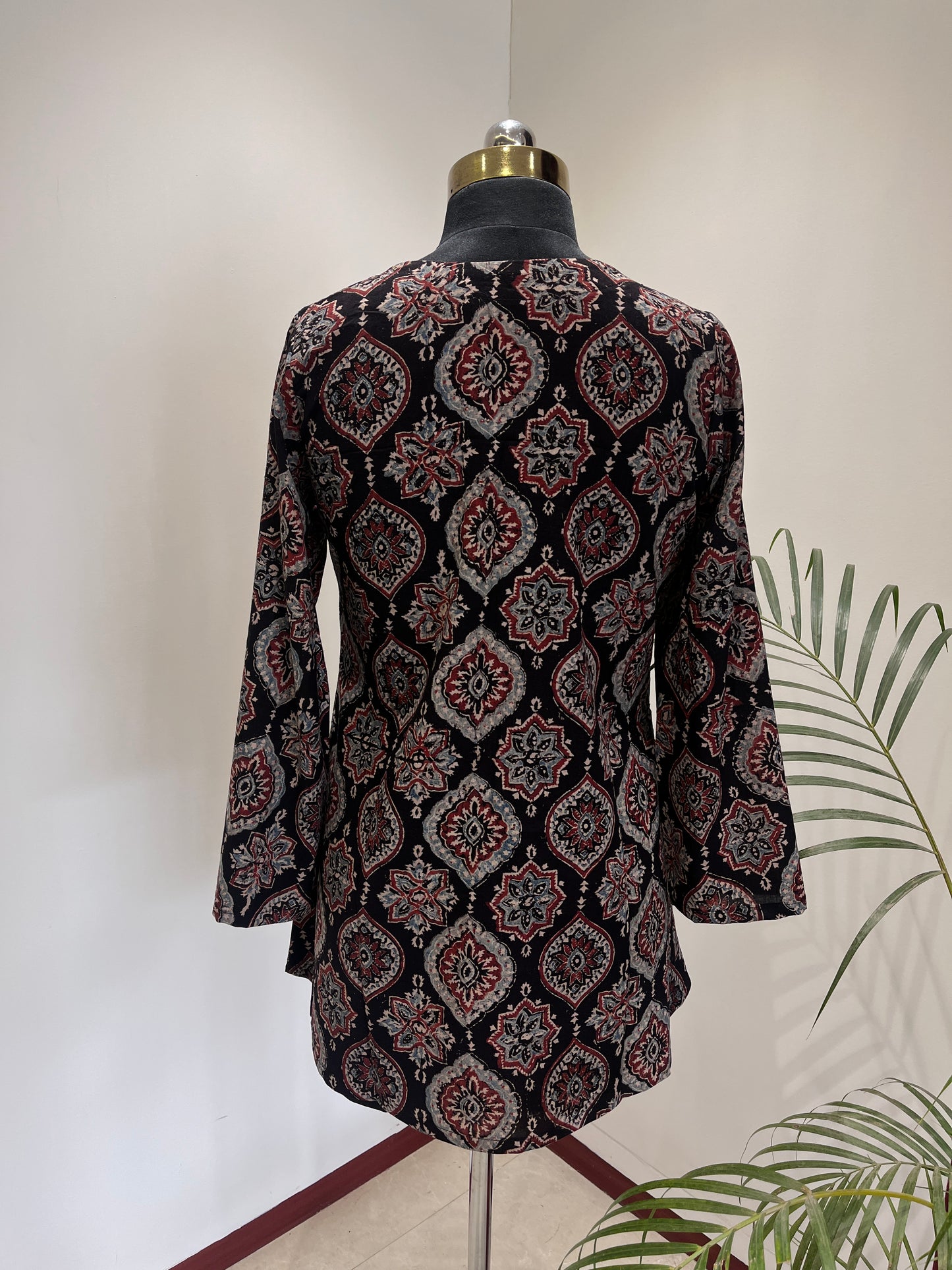 Badami Black TLS Short Kurti