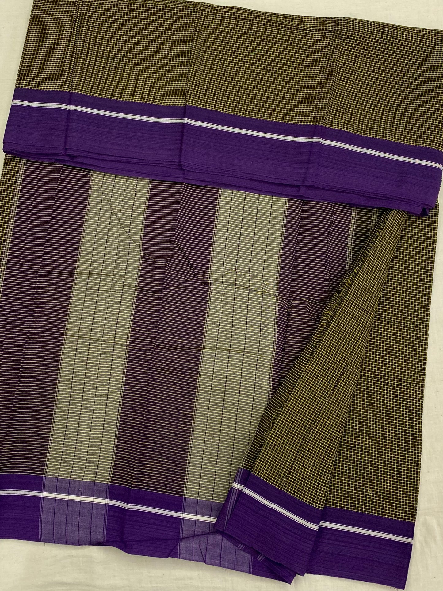 Heena Purple Patteda Anchu Saree