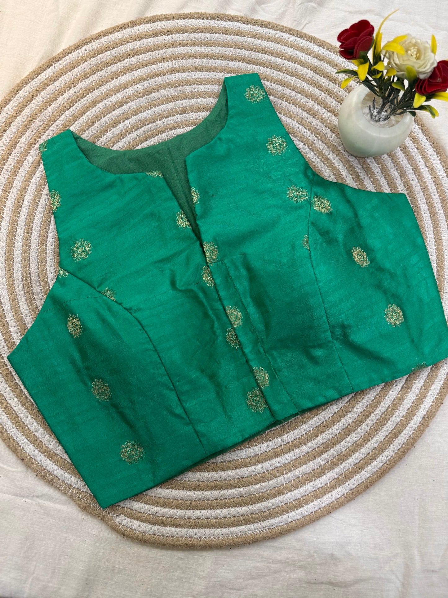 Rama Taffeta Racer Back Blouse